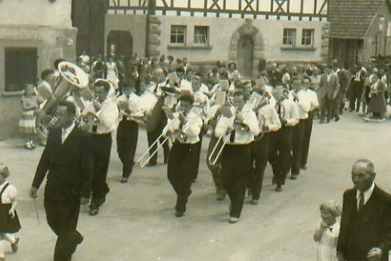 Historisches Bild des Musikvereins von 1953
